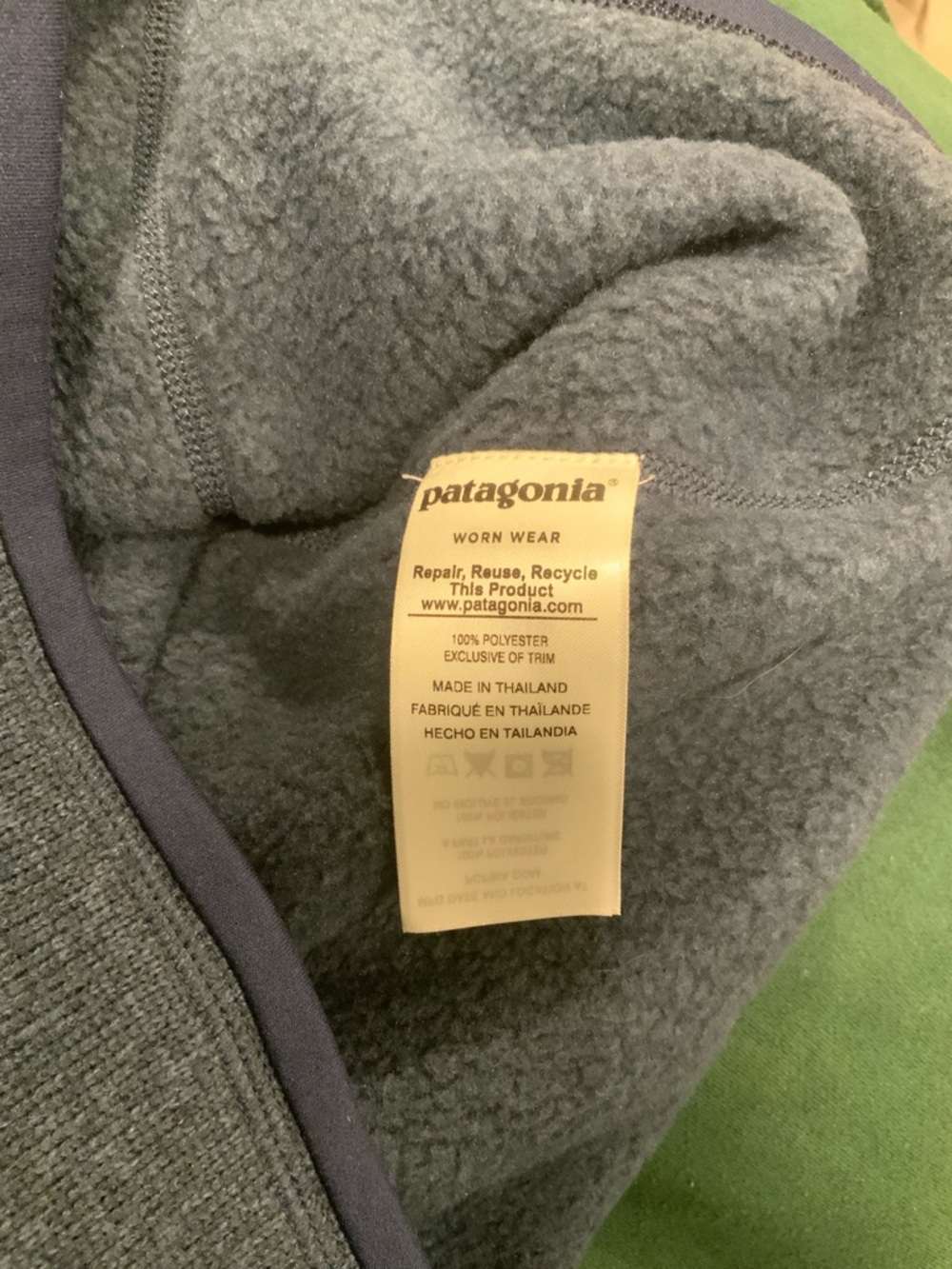 Patagonia Women’s Better Navy Quarter-Zip Sweater - Picture 8 of 9